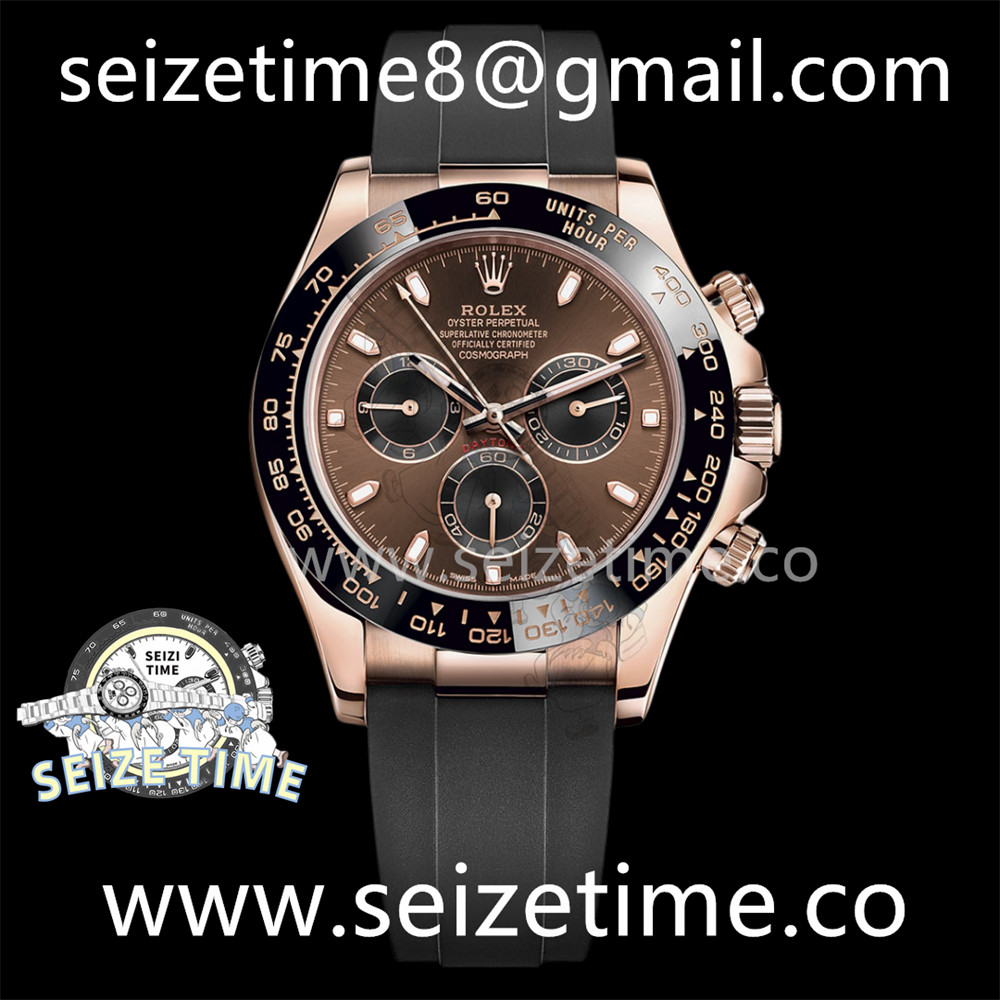 Daytona 116518 BTF 1:1 Best Edition Brown Dial on Rubber Strap SA4130