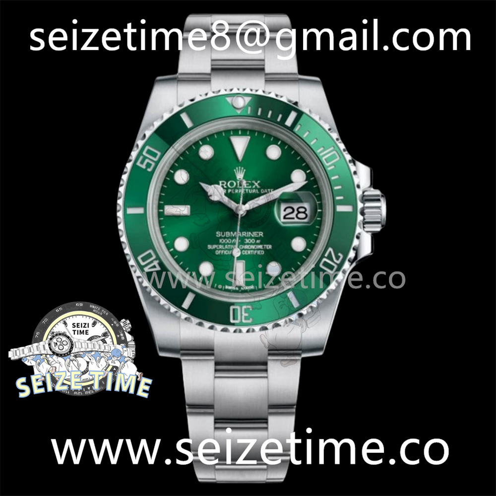 Submariner 116610LV Green Ceramic 904L Steel VSF 1:1 Best Edition Green Dial on SS Bracelet VS3135
