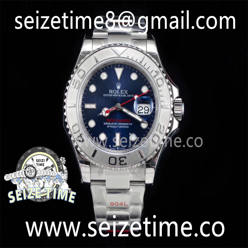Yacht-Master 40mm 126622 904L SS GMF Best Edition Blue Dial on SS Bracelet VR3235 V2