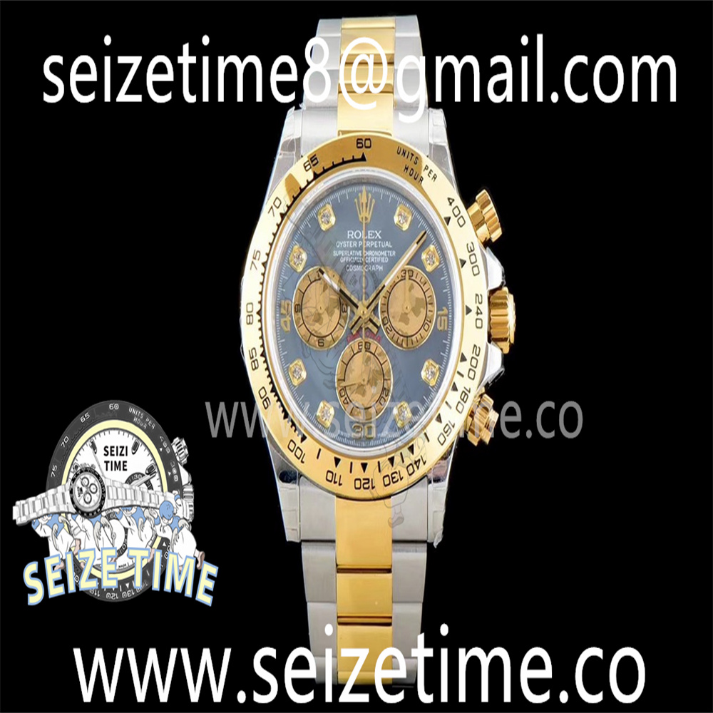 Daytona 116513 SS/YG JHF Best Edition Blue MOP Dial on SS/YG Bracelet A4130