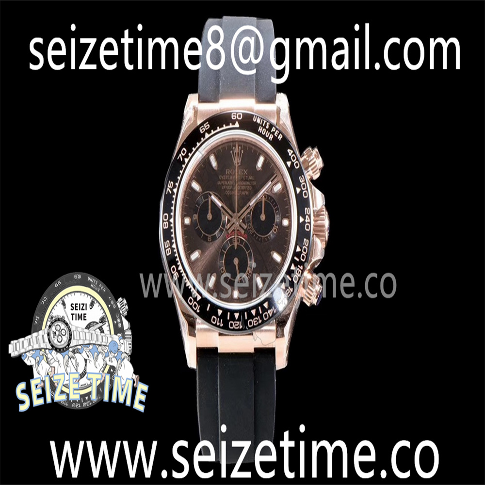 Daytona 116515LN RG JHF Best Edition Brown Dial on Rubber Strap A4130