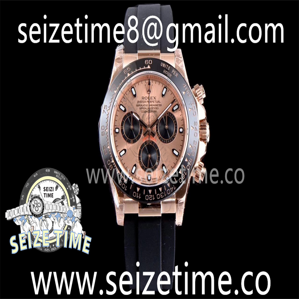 Daytona 116515LN RG JHF Best Edition YG Dial on Rubber Strap A4130