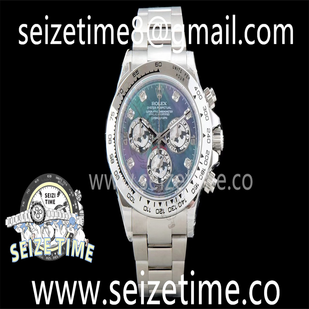 Daytona 116509 SS JHF Best Edition Blue MOP Dial on SS Bracelet A4130