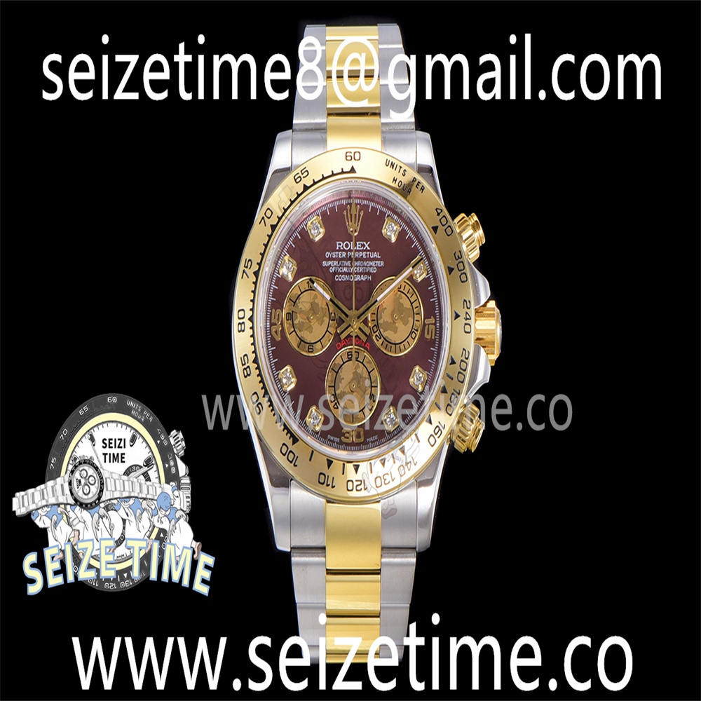 Daytona 116513 SS/YG JHF Best Edition Red MOP Dial on SS/YG Bracelet A4130