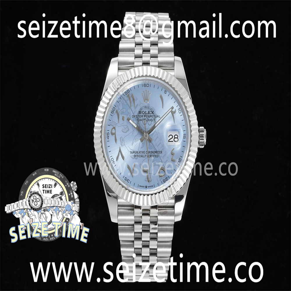 Datejust 41mm 126334 904L SS Fluted Bezel Green Dial on SS Oyster Bracelet GMF V2 VR3235