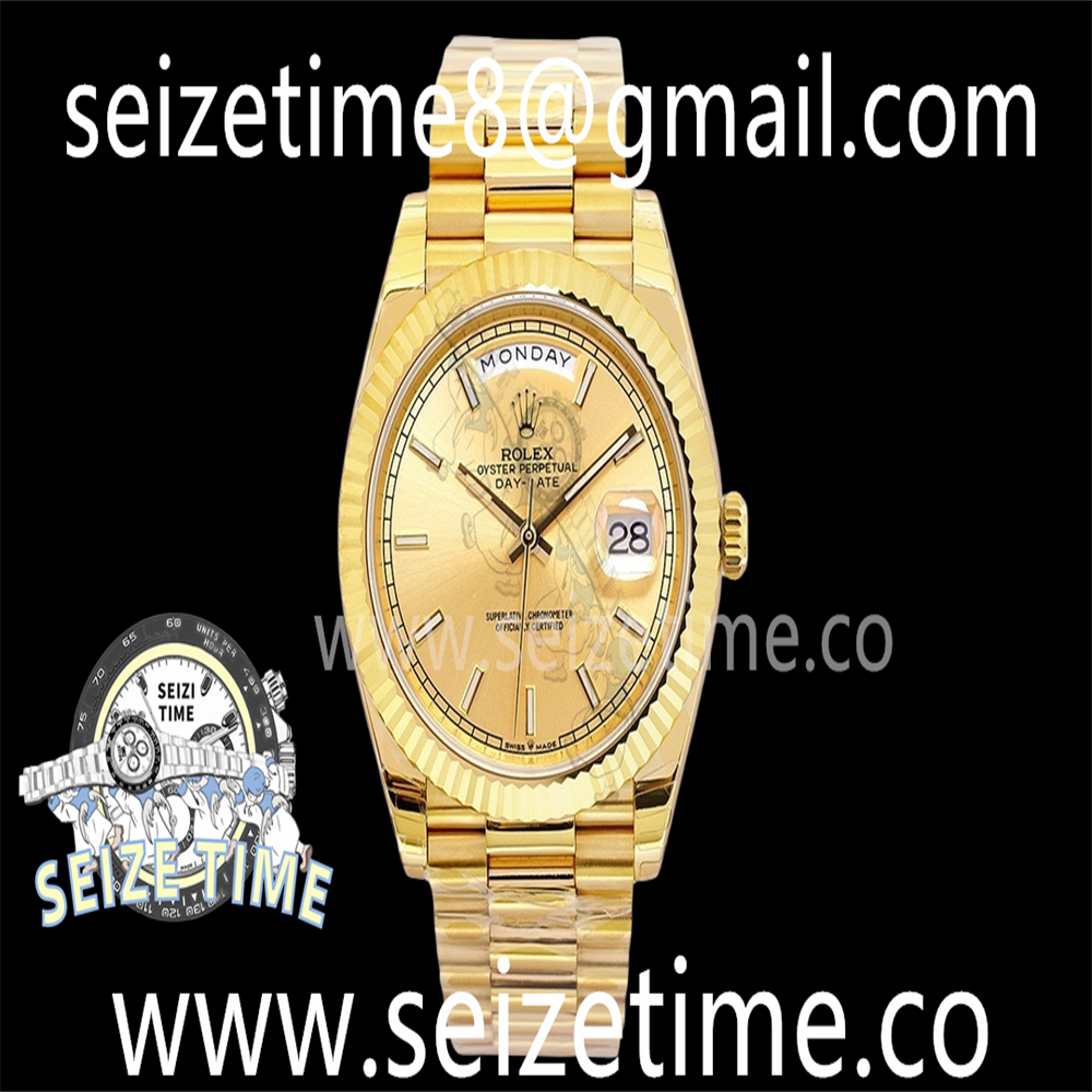 Day Date 40 YG EWF 1:1 Best Edition YG Dial on YG Bracelet A3255
