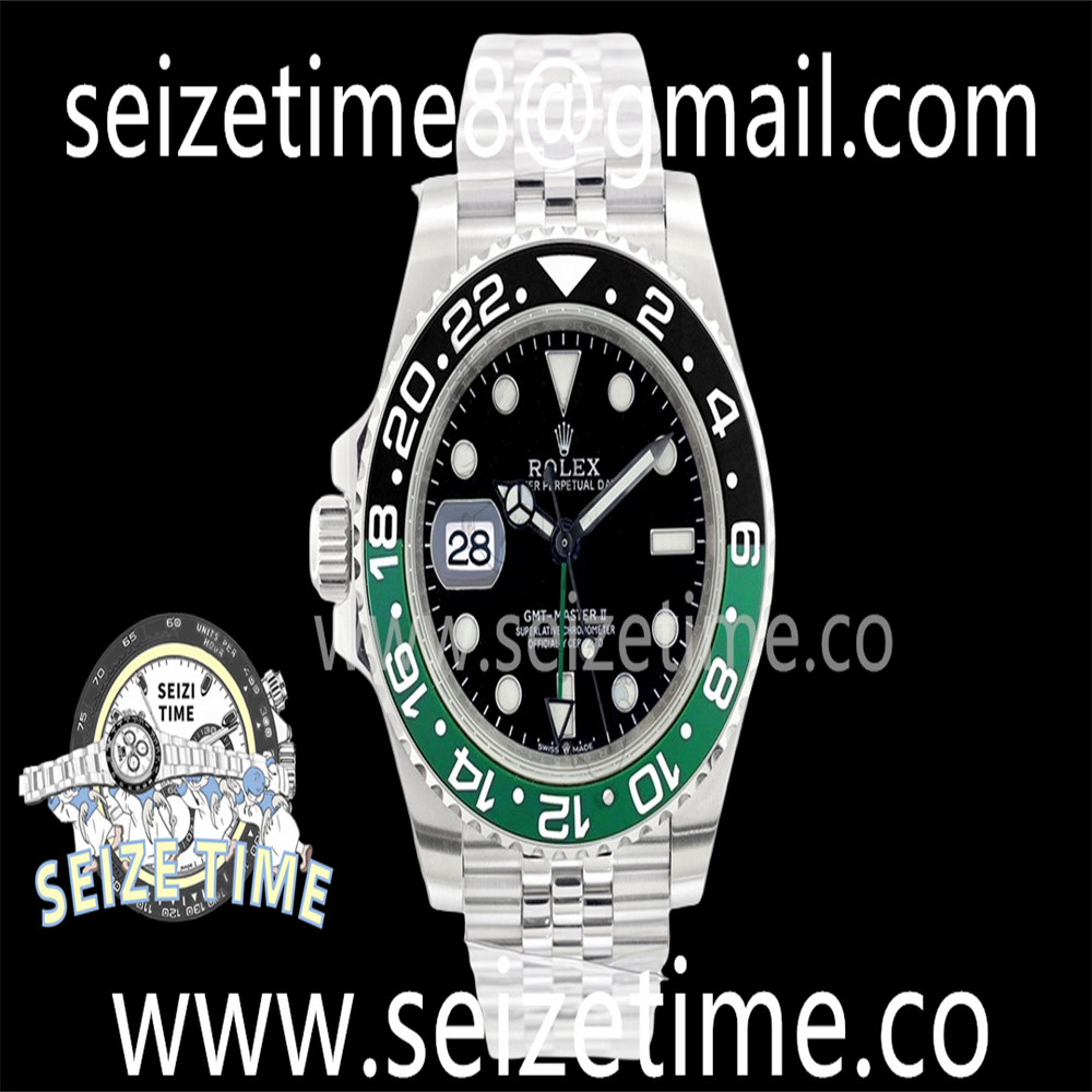 GMT-Master II 126720VTNR 904L SS EWF 1:1 Best Edition Black Dial on SS Jubilee Bracelet VR3285