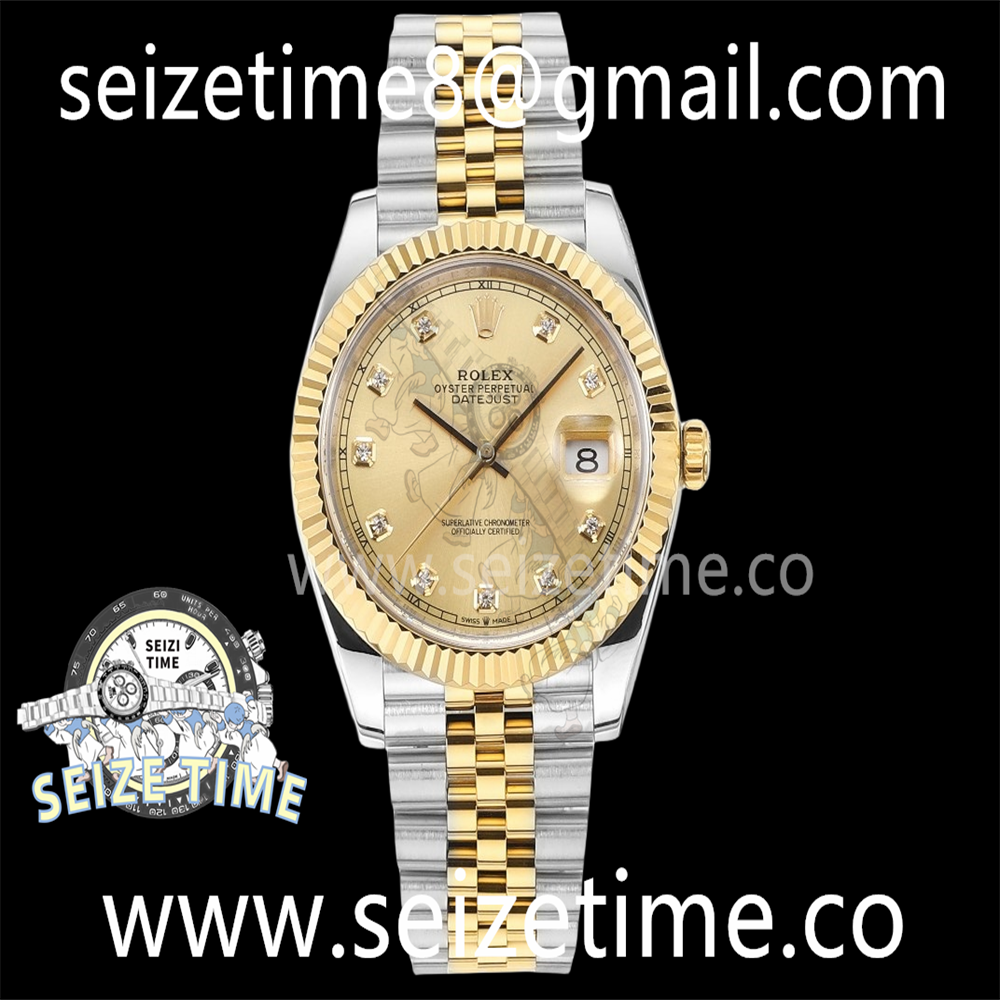 Datejust 41mm 126333 SS/YG EWF Best Edition YG Dial on SS/YG Jubilee Bracelet A3235