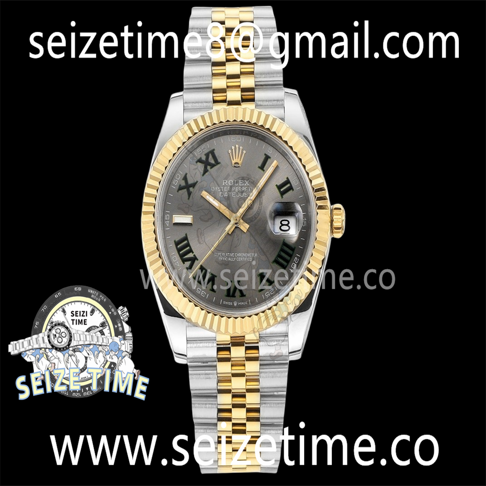 Datejust 41mm 126334 SS/YG EWF Best Edition Grey Dial on SS/YG Jubilee Bracelet A3235