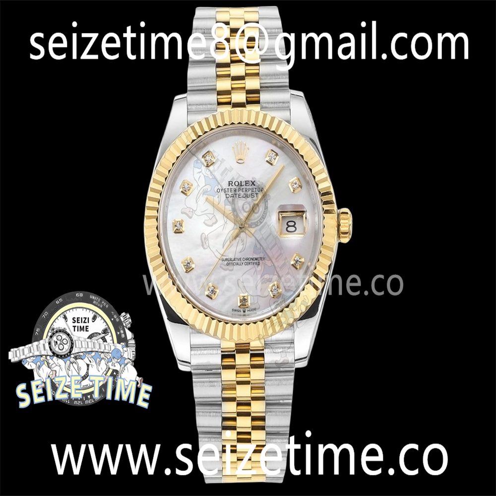 Datejust 41mm 126333 SS/YG EWF Best Edition White MOP dial on SS/YG Jubilee Bracelet A3235
