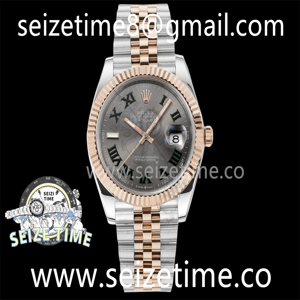 Datejust 41mm 126331 SS/RG EWF Best Edition Grey Dial on SS/RG Jubilee Bracelet A3235
