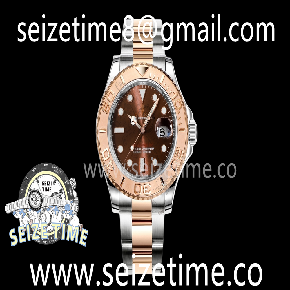 Yacht-Master 126621 SS/RG 904L Steel VSF 1:1 Best Edition Brown Dial on SS/RG Bracelet VS3235