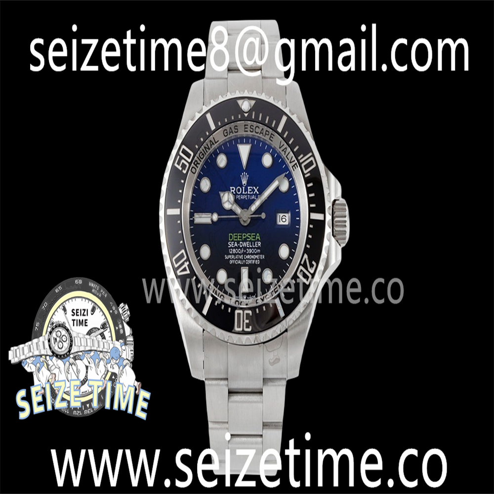 Sea-Dweller 126660 904L SS V9F Best Edition Black/Blue Dial on SS Bracelet VR3235