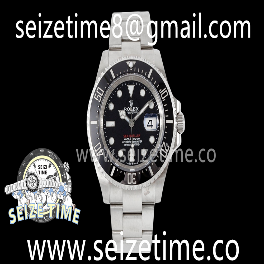 Sea-Dweller 126600 904L SS V9F Best Edition Black Dial on SS Bracelet VR3235