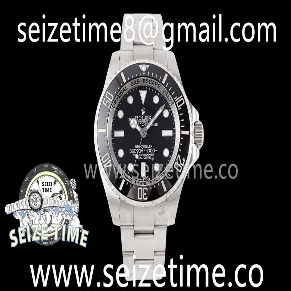 Sea-Dweller 126660 No Date 904L SS V9F Best Edition Black Dial on SS Bracelet VR3230