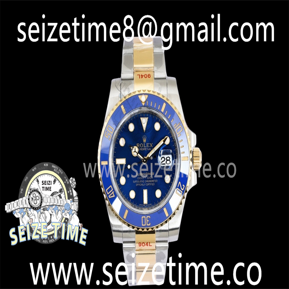 Submariner 116613LB YG/SS EWF 1:1 Best Edition Blue Dial on YG/SS Bracelet A3135 V2