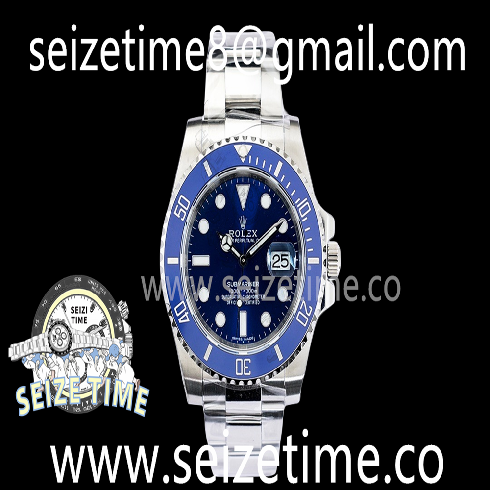 Submariner 116619LB SS EWF 1:1 Best Edition Blue Dial on SS Bracelet A3135 V2