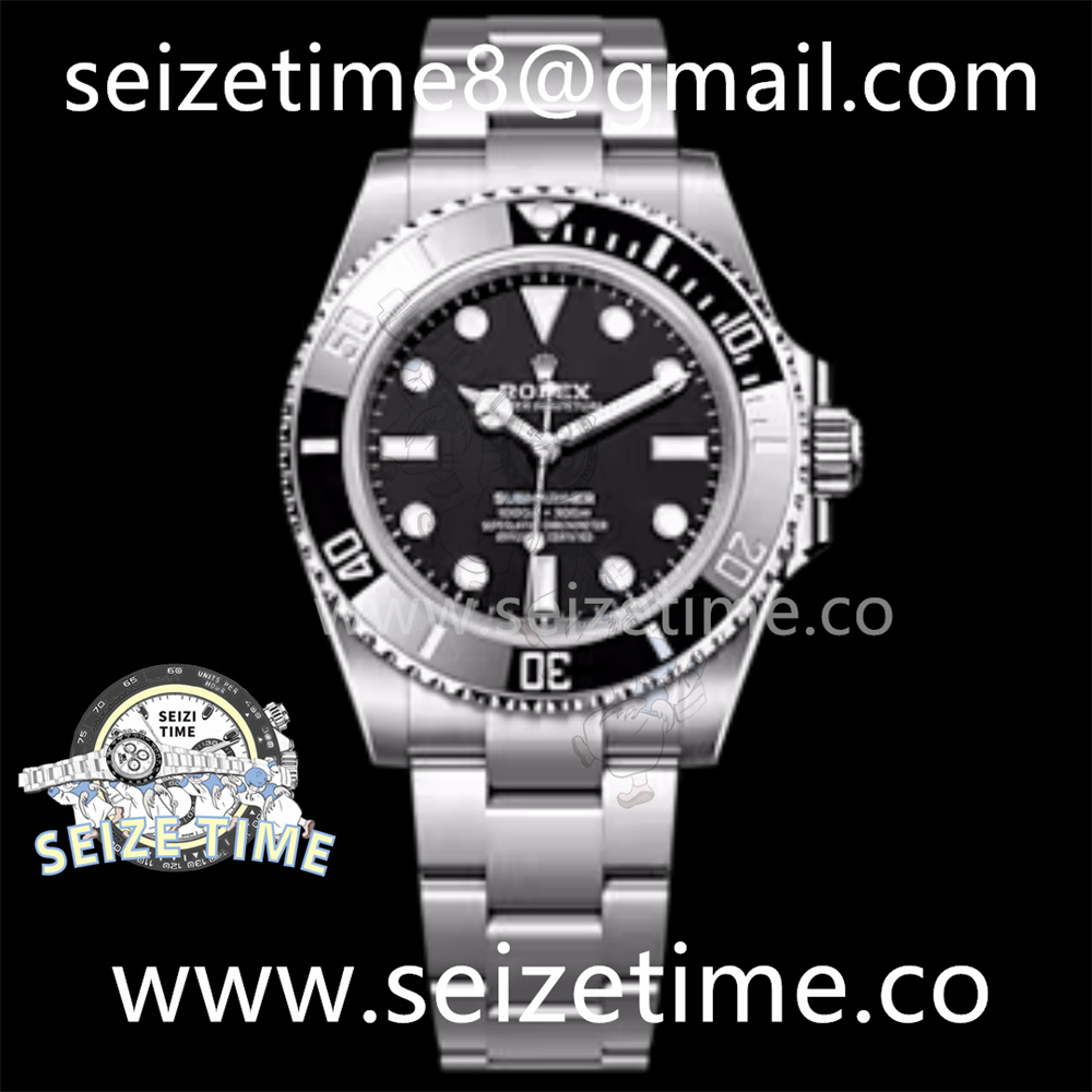 Submariner 41mm 124060 No Date Black Ceramic 904L Steel VSF 1:1 Best Edition Black Dial on SS Bracelet VS3130