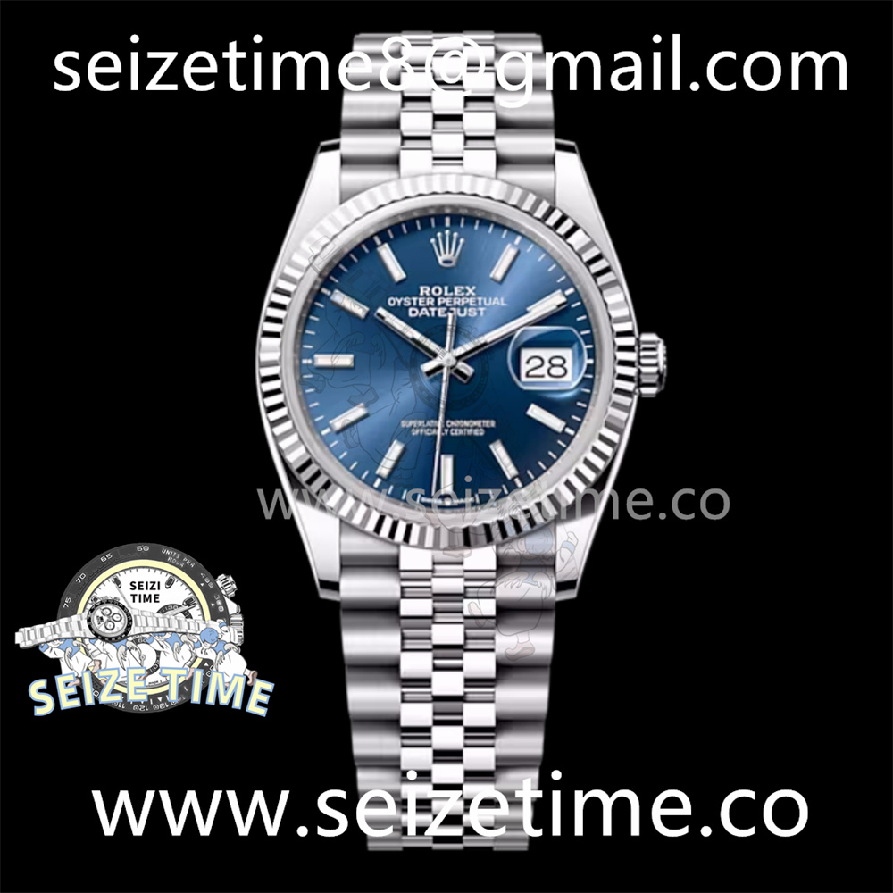 Datejust 36MM 126234 SS EWF 1:1 Best Edition Blue Dial on SS Jubilee Bracelet A3235