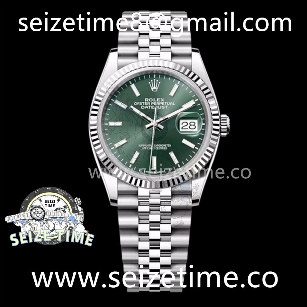 DateJust 36 SS 126234 VSF 1:1 Best Edition 904L Steel Green Sundust Dial on Jubilee Bracelet VS3235
