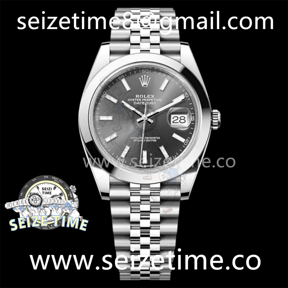 DateJust 41 126330 904L SS VSF 1:1 Best Edition Gray Dial on Jubilee Bracelet VS3235