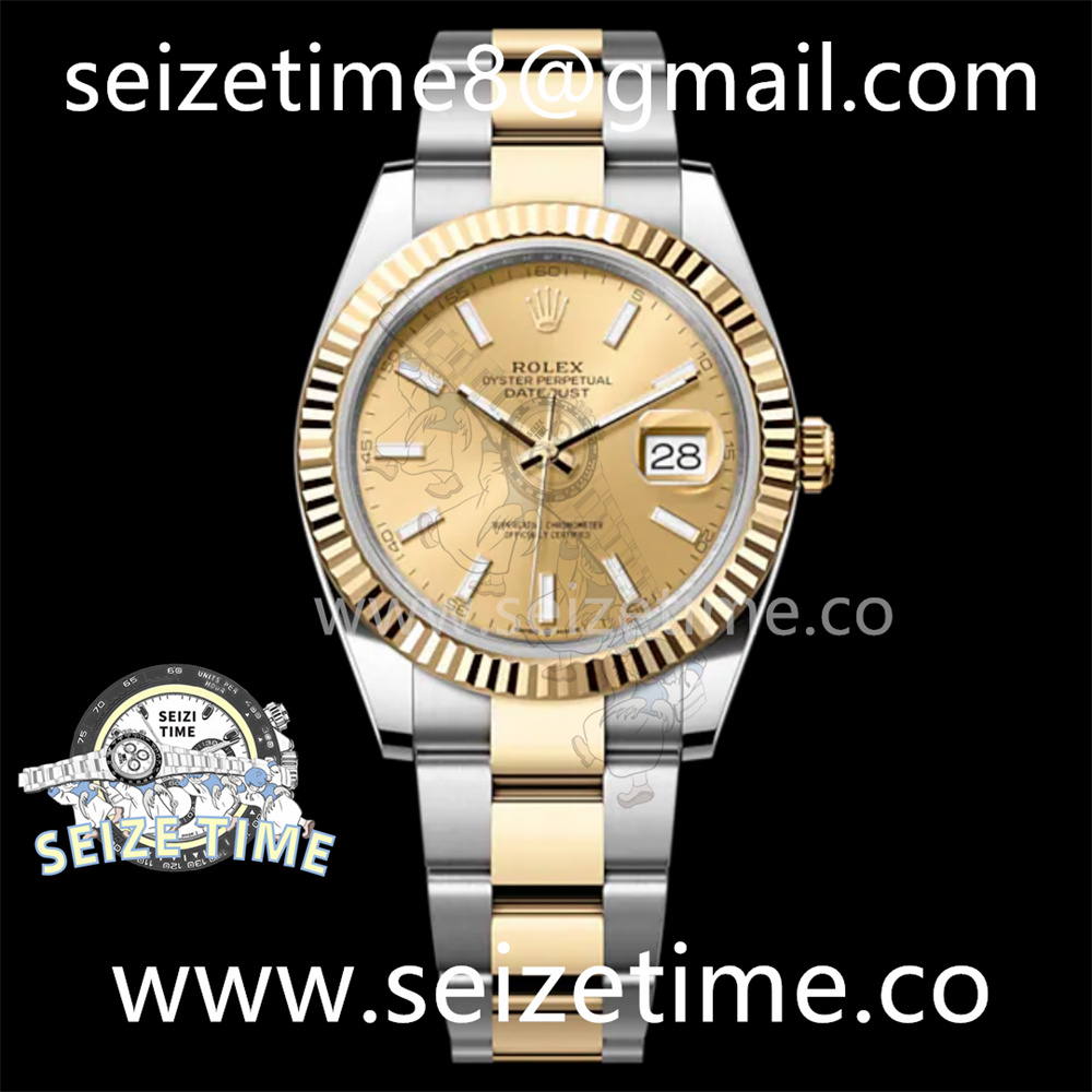 DateJust 41 126331 904L SS/YG VSF 1:1 Best Edition YG Dial on Oyster Bracelet VS3235