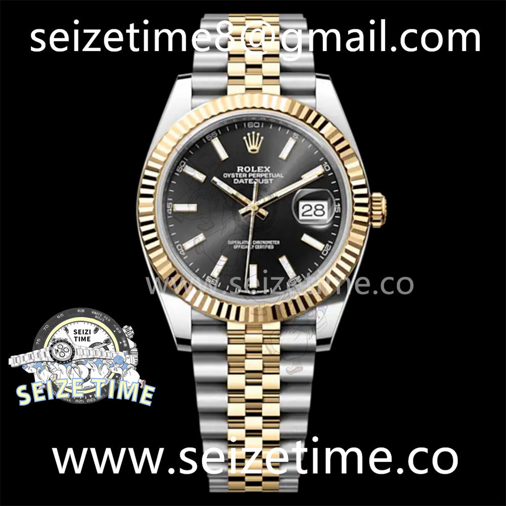DateJust 41 126331 904L SS/YG VSF 1:1 Best Edition Black Dial on Jubilee Bracelet VS3235