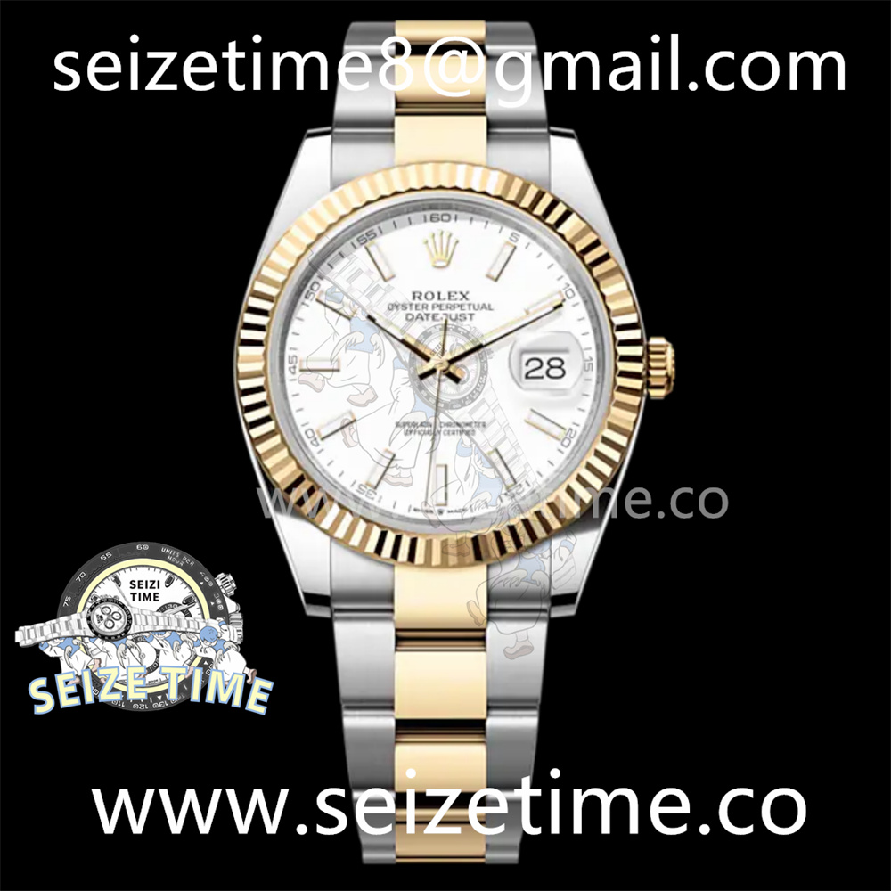 DateJust 41 126331 904L SS/YG VSF 1:1 Best Edition White Dial on Oyster Bracelet VS3235