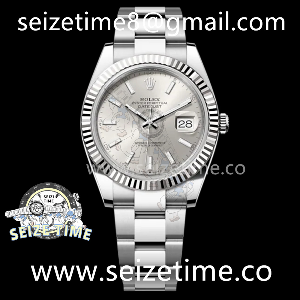 DateJust 41 126334 904L SS VSF 1:1 Best Edition Silver Dial on oyster Bracelet VS3235