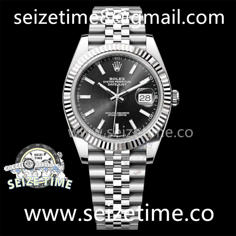 DateJust 41 126334 904L SS VSF 1:1 Best Edition Black Dial on Jubilee Bracelet VS3235