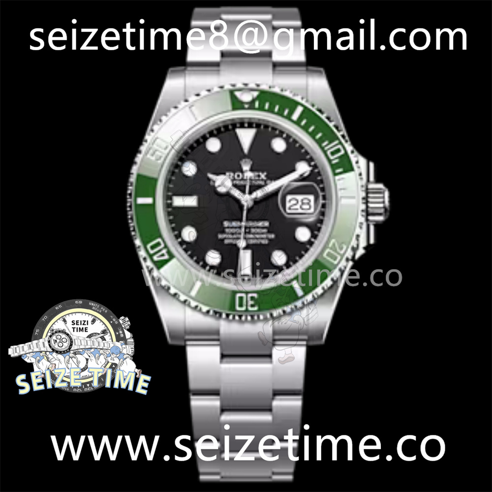 Submariner 41mm 126610LV Kermit 904L Steel VSF 1:1 Best Edition Black Dial on SS Bracelet VS3235
