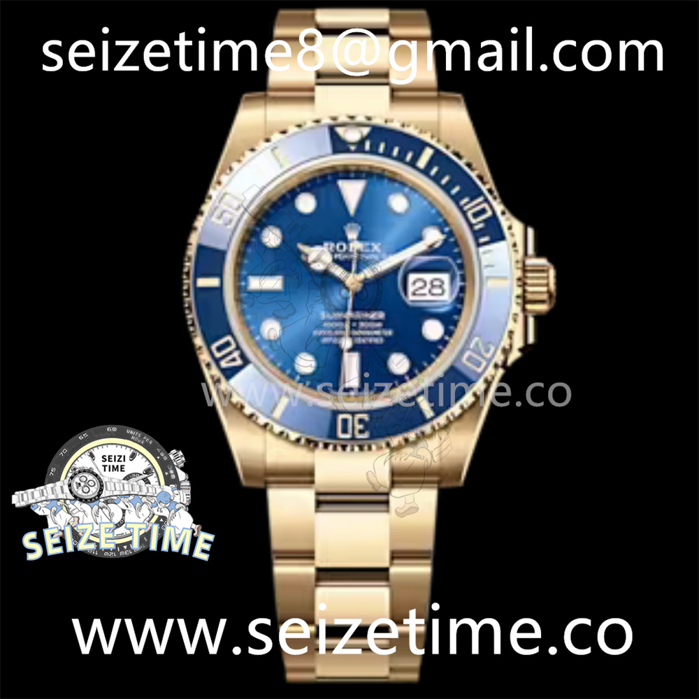 Submariner 41mm 126618LB YG Blue Ceramic 904L Steel VSF 1:1 Best Edition Blue Dial on YG Bracelet VS3235