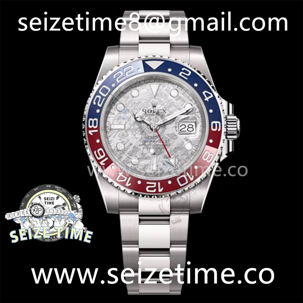 GMT-Master II 126719BLRO “Pepsi” 904L SS C+F 1:1 Best Edition Meteorite Dial Dots on SS Oyster Bracelet VR3285 CHS