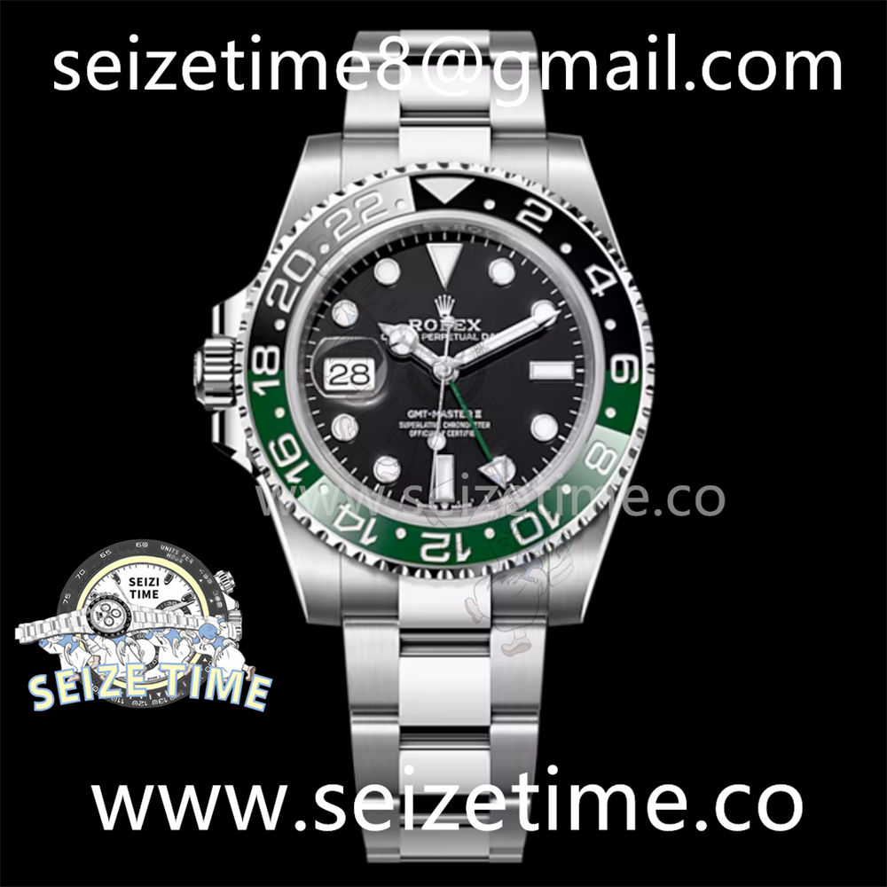 GMT Master II 126720 VTNR LHD 904L SS C+F 1:1 Best Edition Black Dial on Oyster Bracelet VR3285 CHS