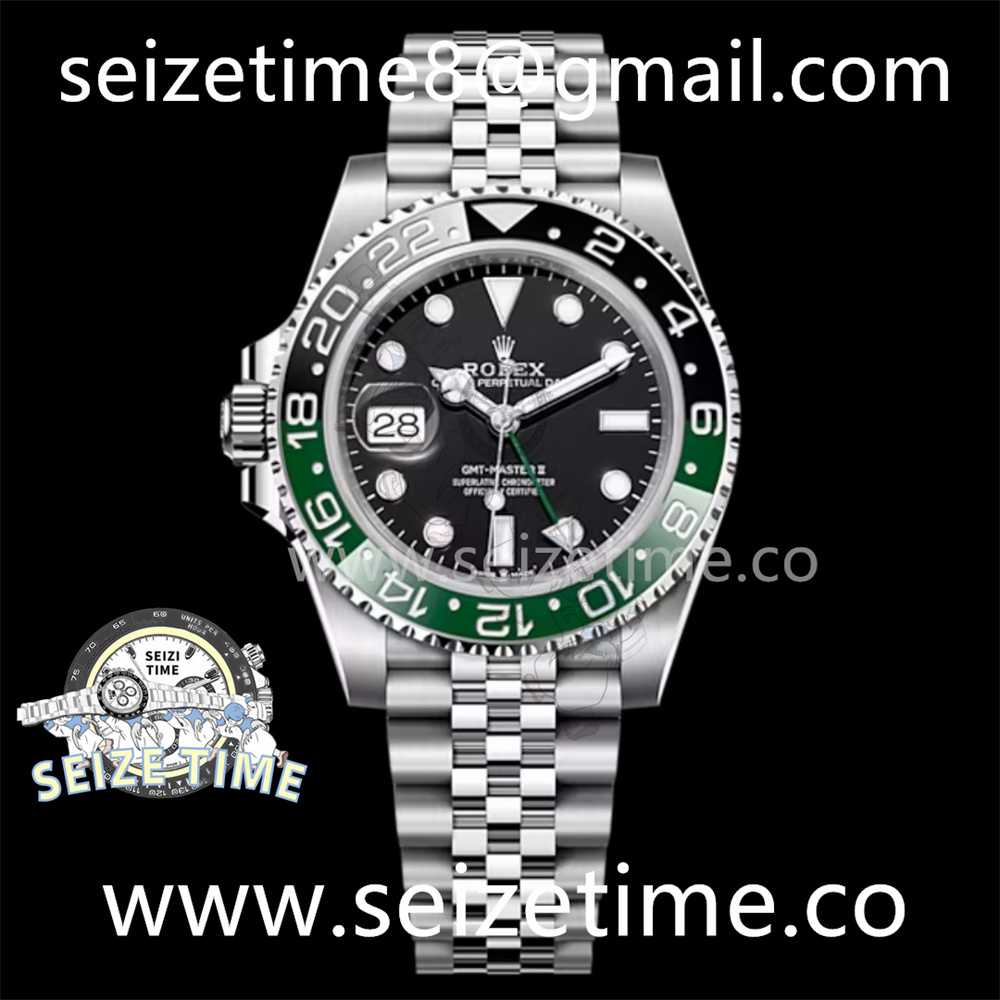 GMT Master II 126720 VTNR LHD 904L SS C+F 1:1 Best Edition Black Dial on Jubilee Bracelet VR3285 CHS