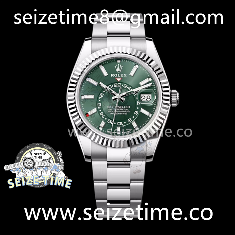 Skydweller SS Noob Best Edition Green Dial on SS Bracelet A23J