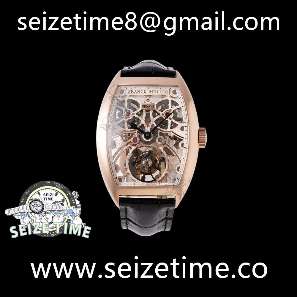 Fast Tourbillon SS Skeleton Dial on Leather Strap ABF Tourbillon