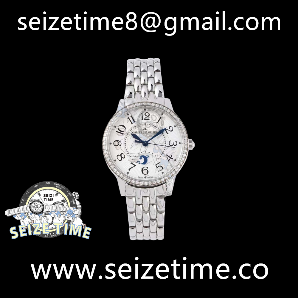 Rendez-Vous Night & Day SS ZF 1:1 Best Edition WhiteTextured Dial Diamonds Bezel on SS Bracelet A898