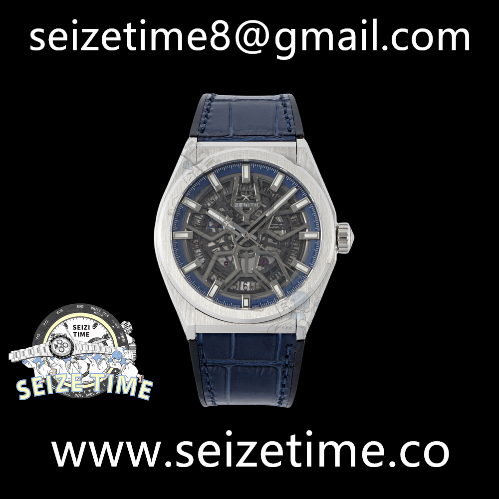 Defy Classic SS Skeleton Dial on Leather Strap LF V2 A2892