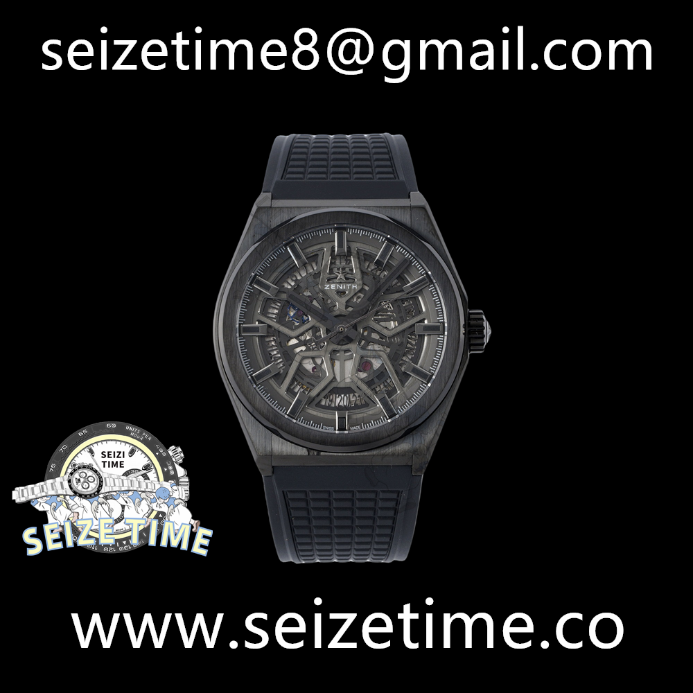 Defy Classic PVD Skeleton Dial on Rubber Strap LF V2 A2892