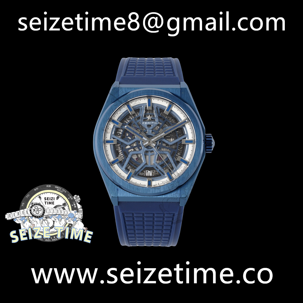 Defy Classic PVD Skeleton Dial on Rubber Strap LF V2 A2892