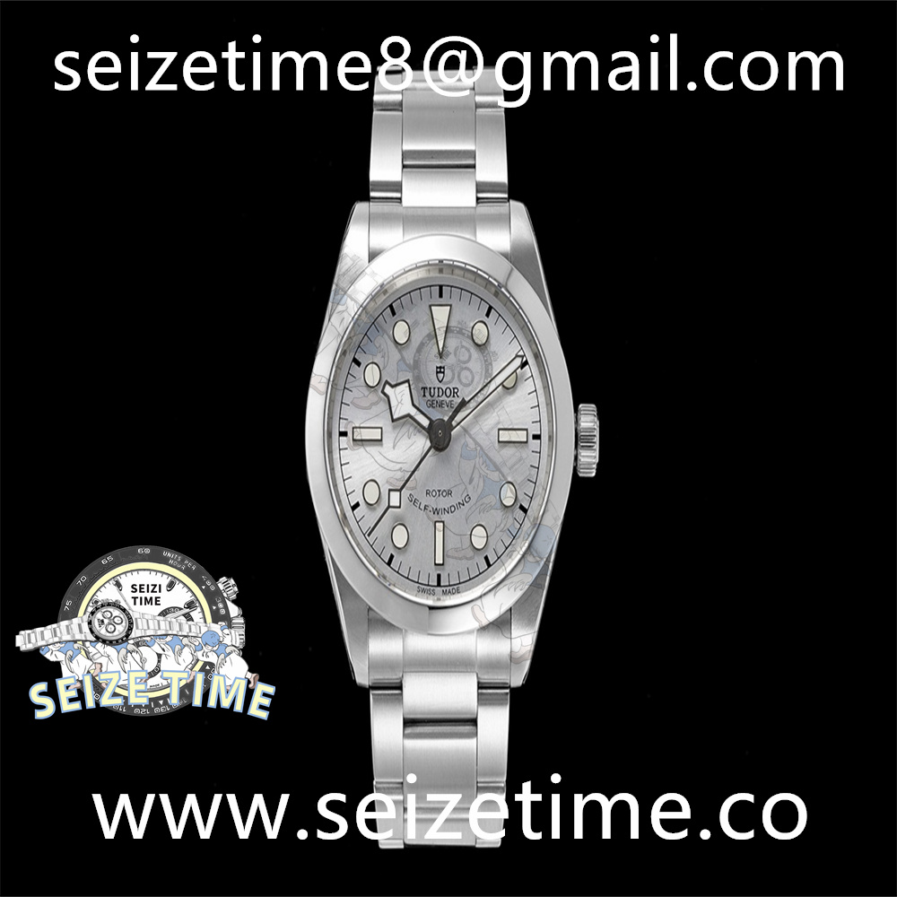 Black Bay 41 LF 1:1 Best Edition Silver Dial on SS Bracelet A2824