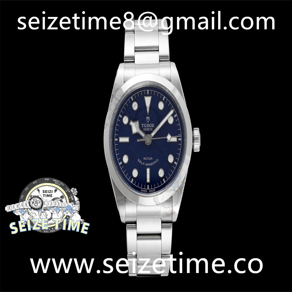 Black Bay 41 LF 1:1 Best Edition Blue Dial on SS Bracelet A2824
