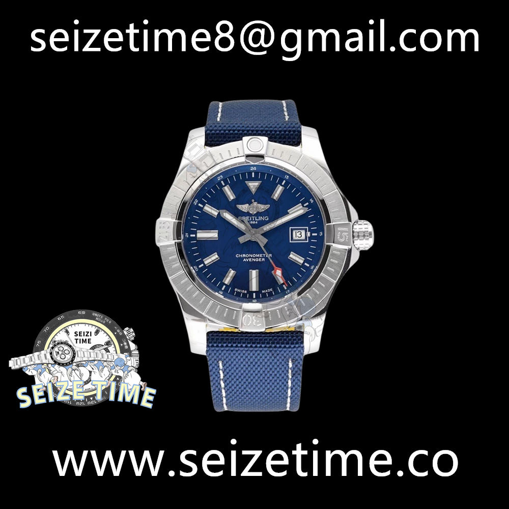 Avenger Automatic 43 SS Blue Dial on Leather Strap TF A2824