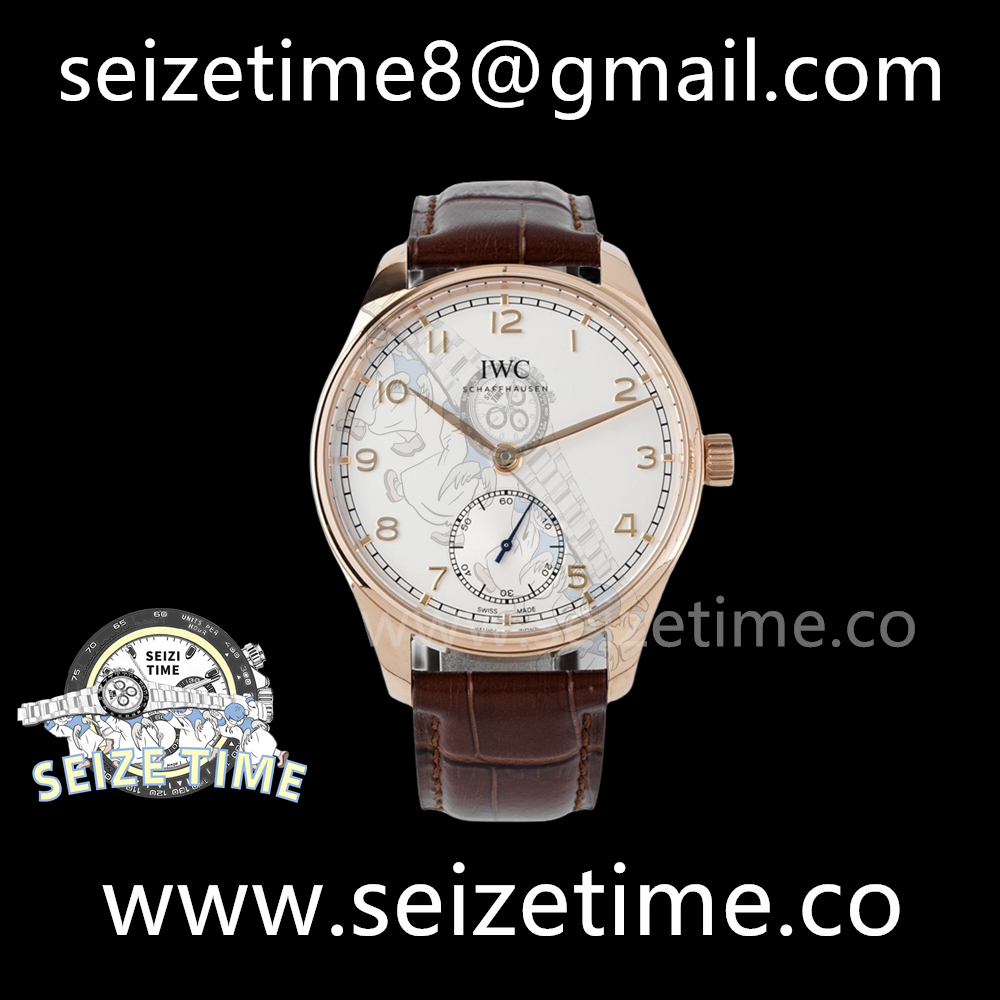 Portugieser Automatic 40mm IW359306 RG White Dial on Black Leather ZF A82200