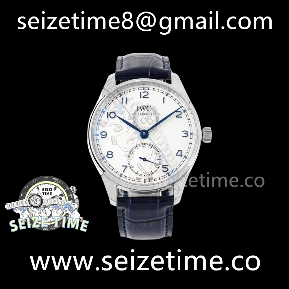 Portugieser Automatic 40mm IW358304 SS White Dial on Leather Strap ZF A82200