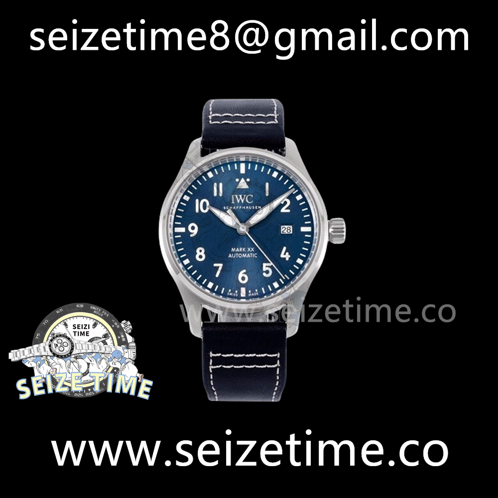 Pilot’s Watch Mark XX IW328203 SS Blue Dial Num on Leather Strap ZF A32111