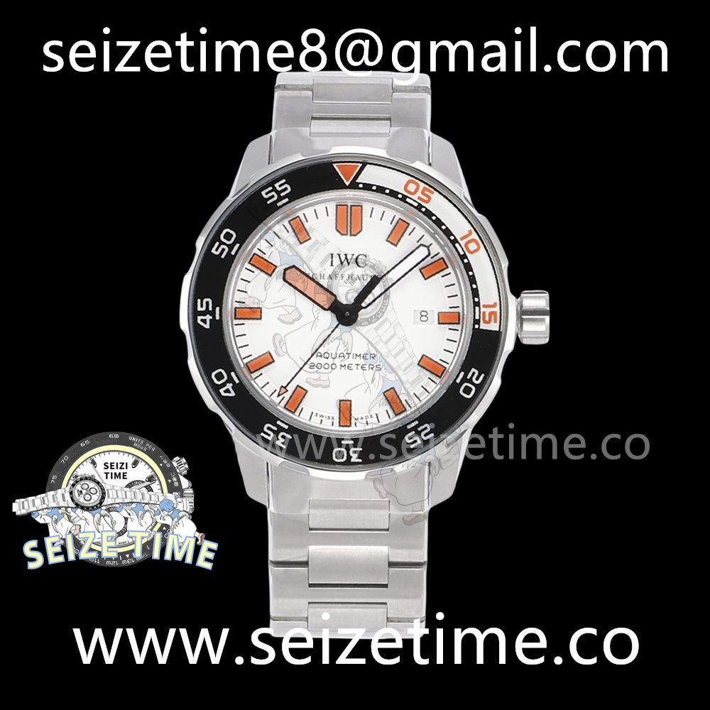 Aquatimer Automatic 2000 IW356807 SS White Dial on SS Bracelet IWS A2892