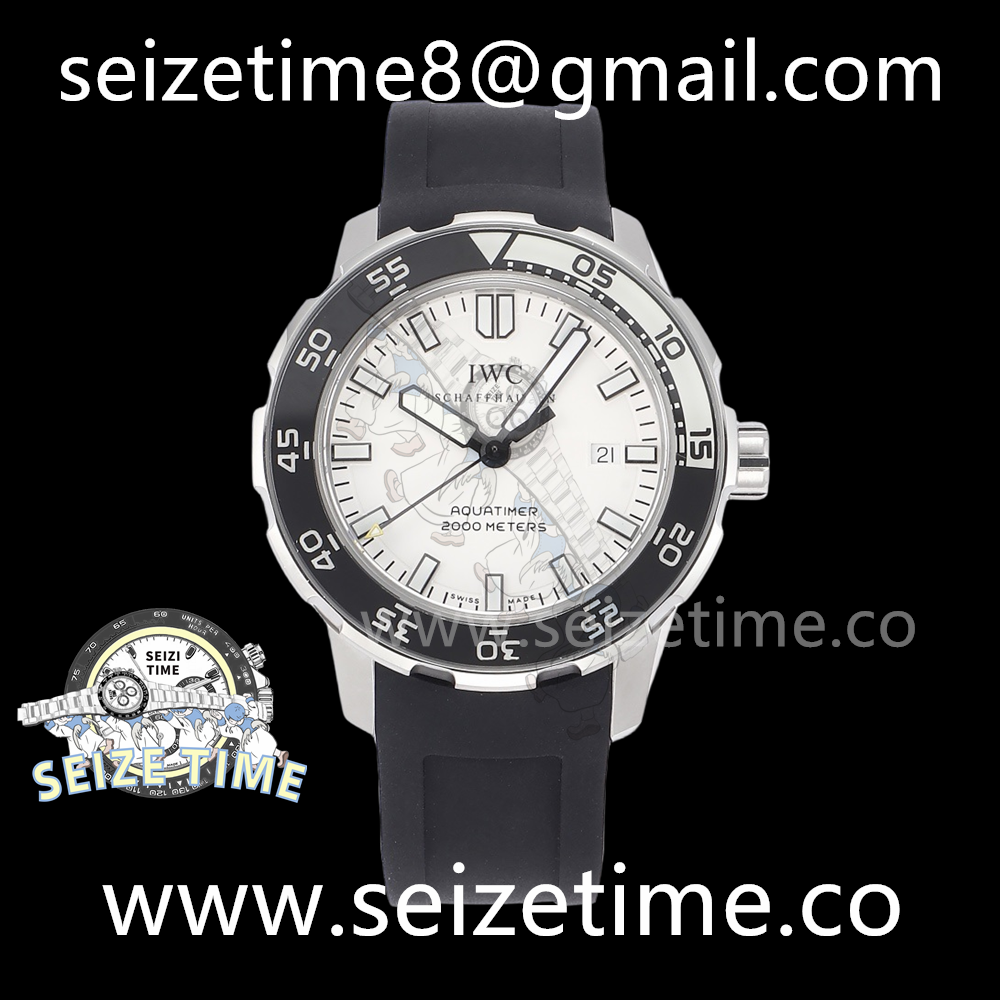 Aquatimer Automatic 2000 IW356807 Limited Edition SS White Dial on Rubber Strap JVS A2892