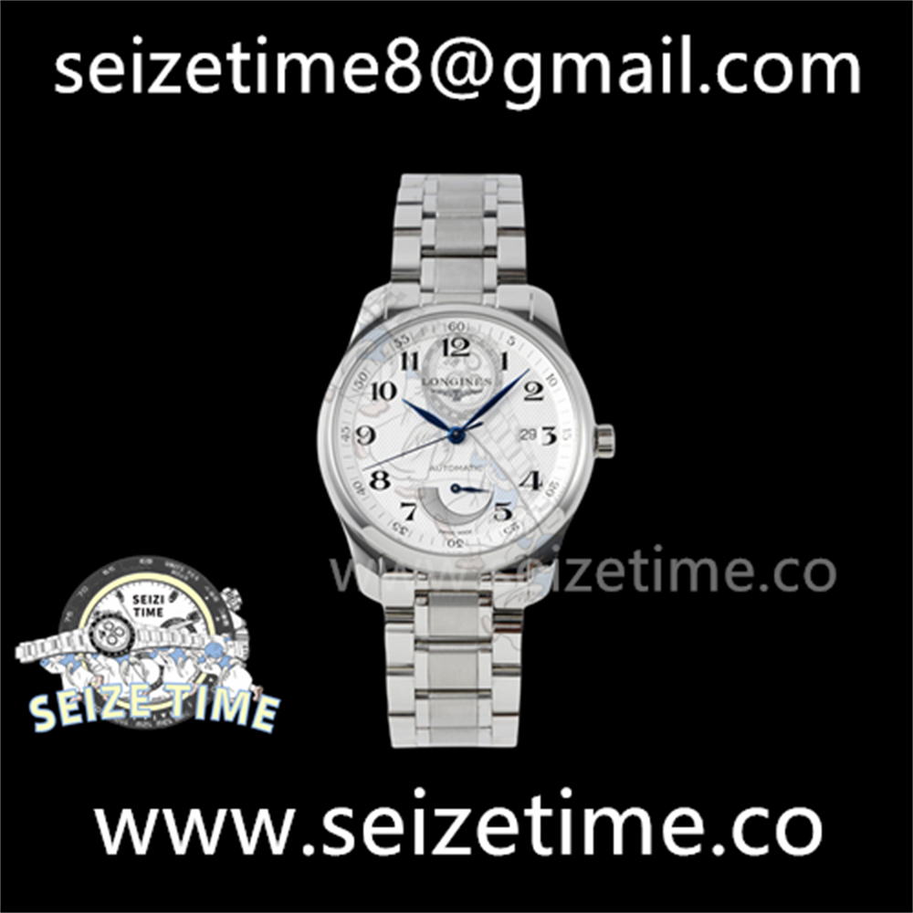 LONGINES MASTER COLLECTION POWER RESERVE SS WHITE DIAL on SS Bracelet GF A602.2